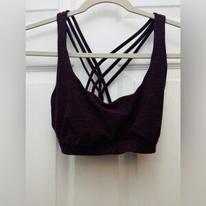 Victoria's Secret Deep Purple Strappy Sports Bra